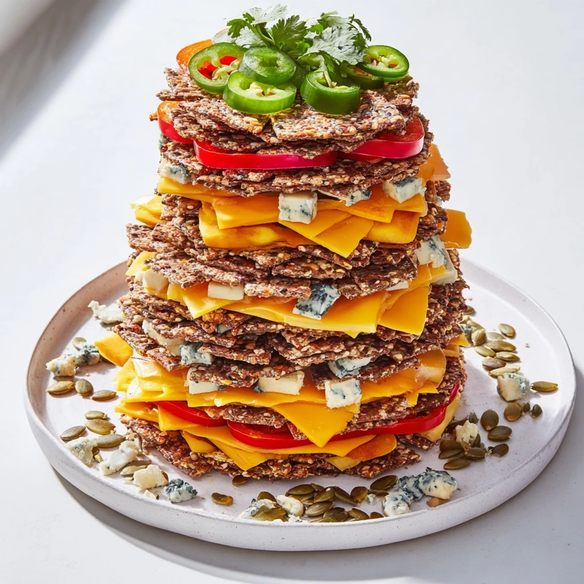 Southwest Mesa Cheese Stacks