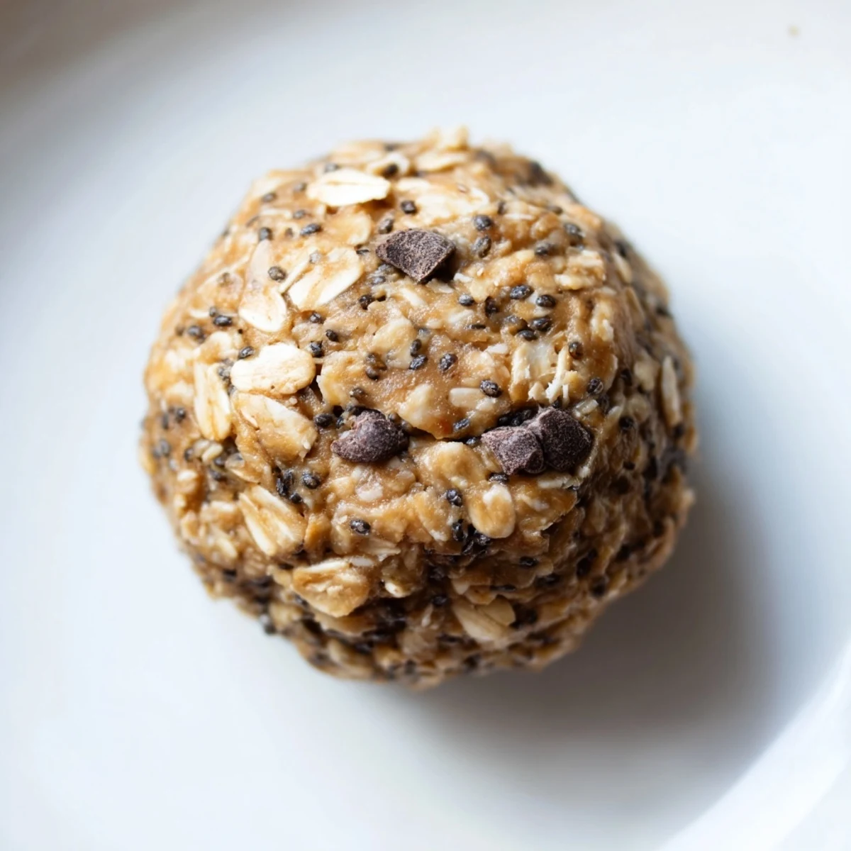 Golden-brown Almond-Chia Energy Bites ready to eat, perfect for a grab-and-go healthy snack.