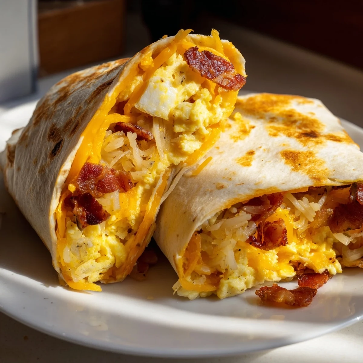 Warm B.E.C. breakfast bites, perfect for a quick, delicious morning meal, fresh from the oven.