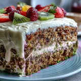 Easter Dessert Carrot Pavlova Lemon