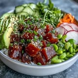 Spring Tuna Poke Bowl