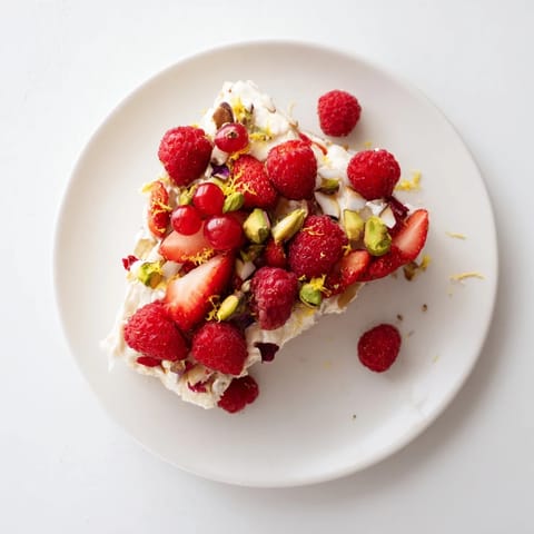 Frozen Yogurt Bark Red Berries