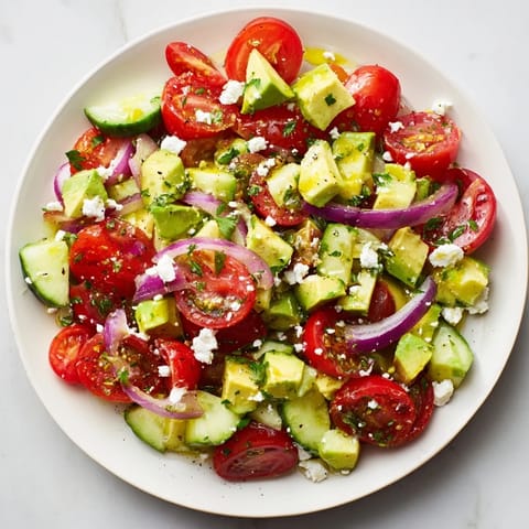 Fresh Cucumber Tomato Avocado #25