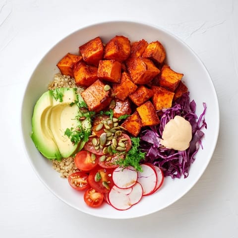 Veggie Bowl with Quinoa & Tahini