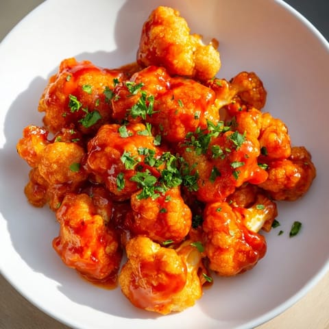 Sriracha-Buffalo Cauliflower Bites