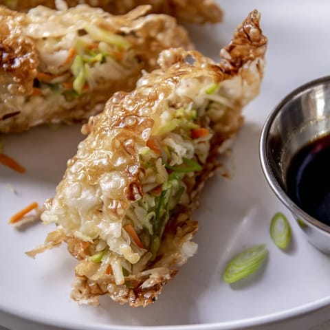 Crispy Rice Paper Dumplings