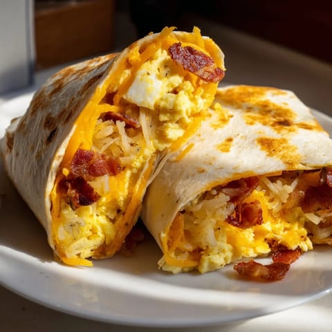 Warm B.E.C. breakfast bites, perfect for a quick, delicious morning meal, fresh from the oven.