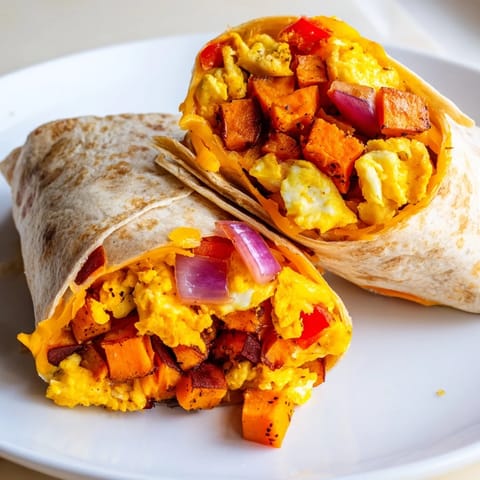 Sweet Potato Breakfast Burrito