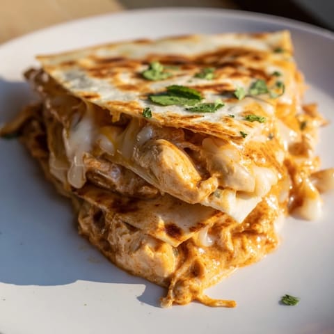 Butter Chicken Quesadillas Fusion