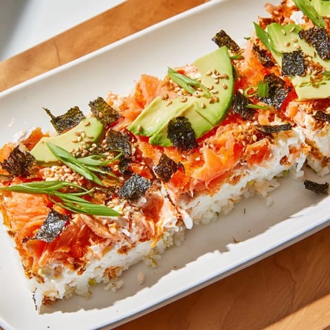 Sushi Bake Salmon Avocado