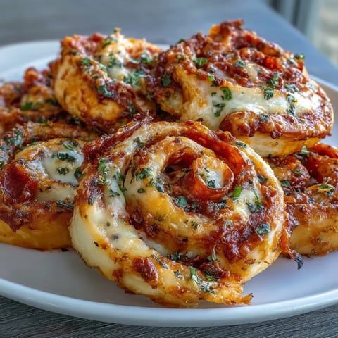 Pizza Pinwheels Pepperoni Mozzarella
