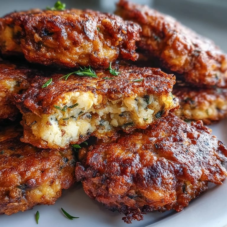 A platter of freshly fried Black-Eyed Pea Fritters garnished with parsley, served alongside a creamy dipping sauce for an appetizer.