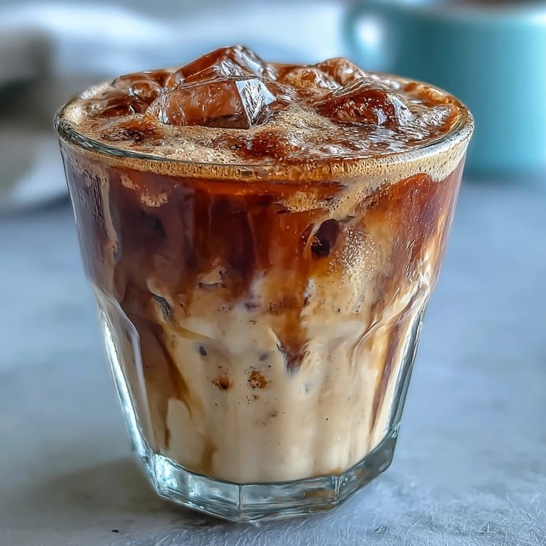 Shaken espresso with brown sugar syrup and oat milk, topped with a hint of cinnamon for a cozy café-style treat.